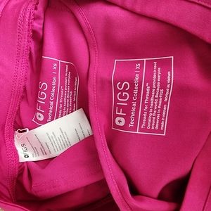 Figs Raspberry Sorbet Yola Skinny Scrub Pants